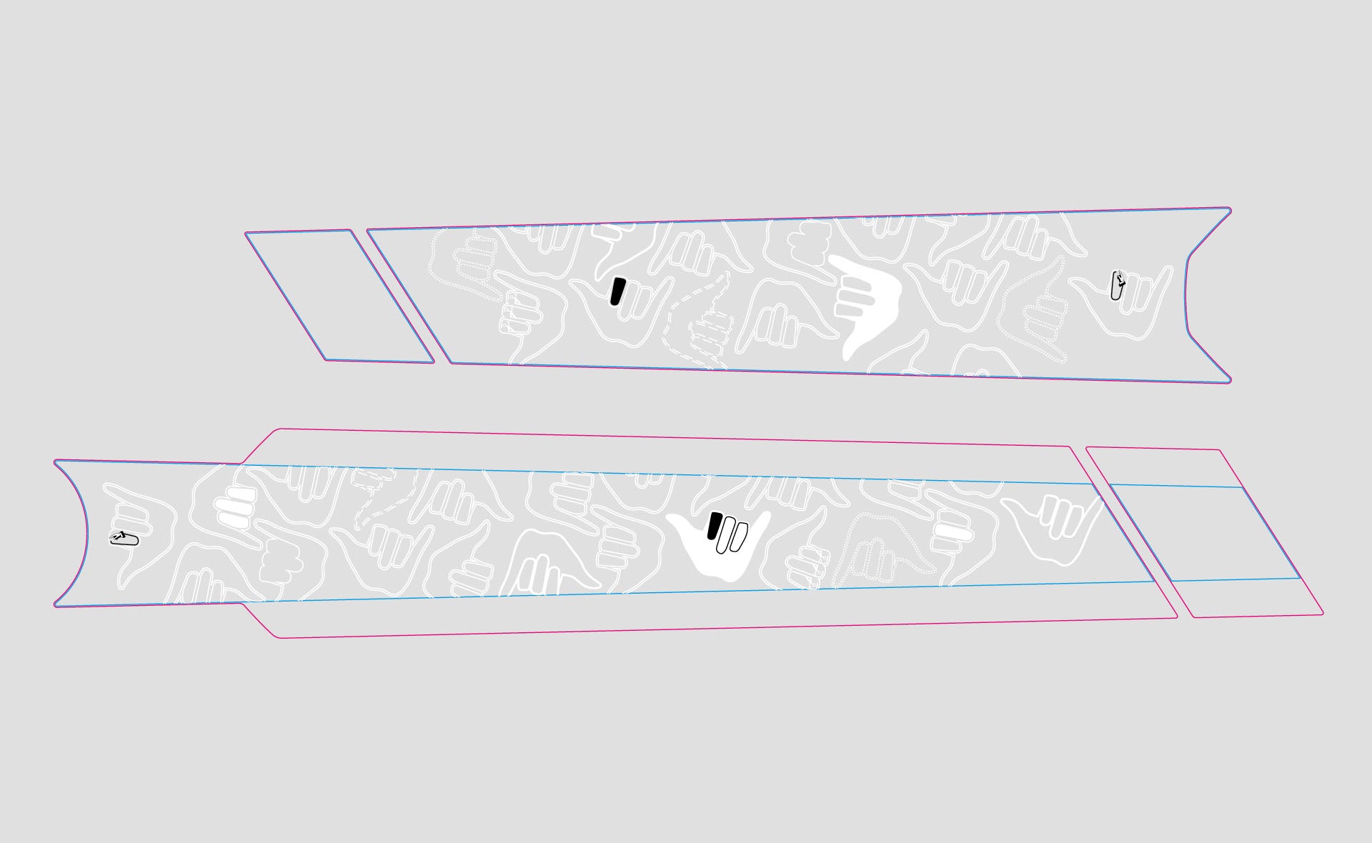 SCOR Spare Parts | 4060 Frame Protector by Slicy HANGLOOSE WHITE