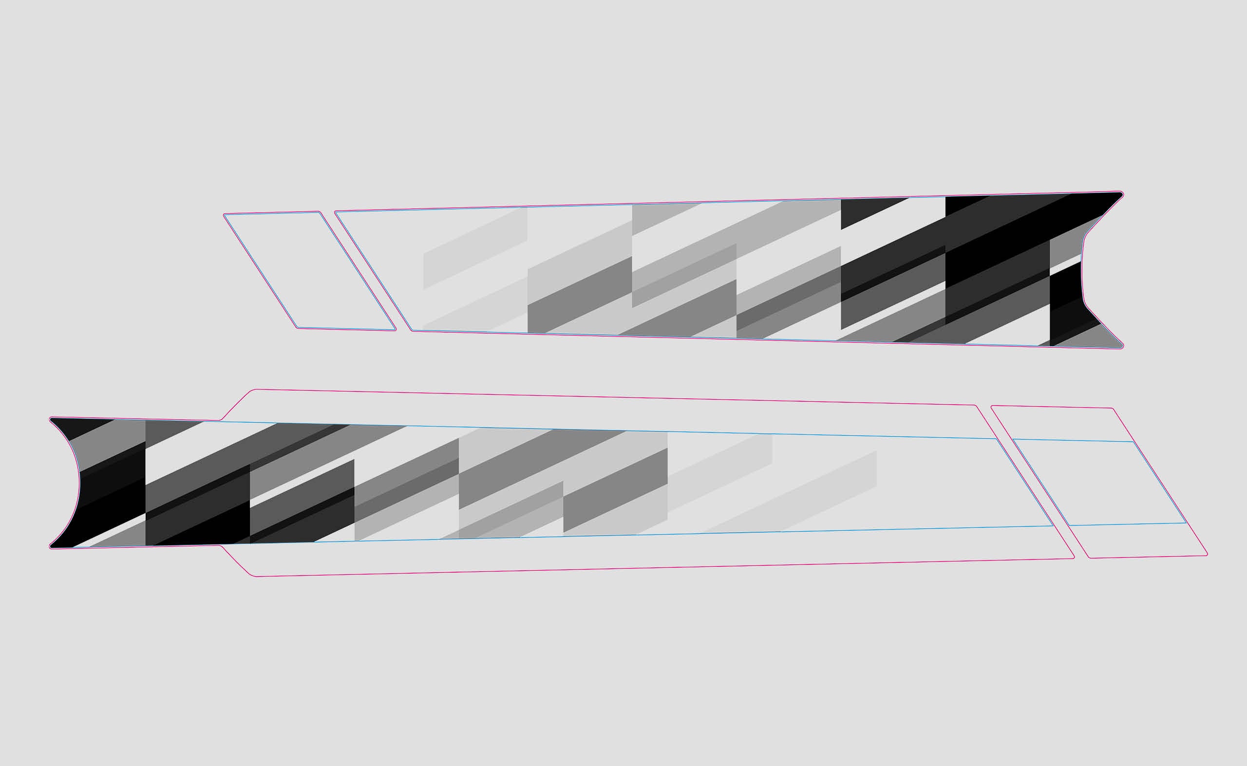 SCOR Spare Parts | 4060 Frame Protector by Slicy PATTERN BLACK